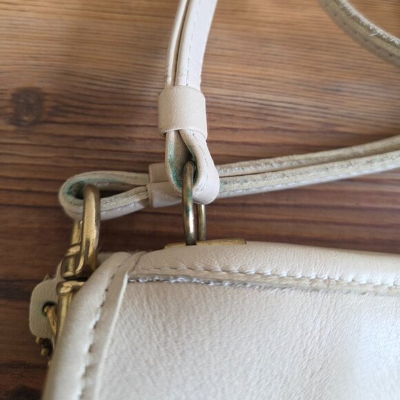Coach vintage 90's Quinn Convertible Crossbody bag In Bone Color - Picture 6 of 16